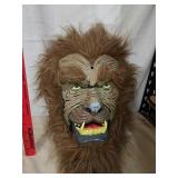 Wolf man wall mount animated decor