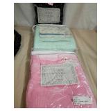 3 baby blankets look new in packages
