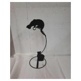 Cat style yard art 21 inches high