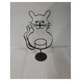 20 inch high cat style yard art