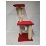 New 34 inch tall cat scratch tree