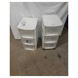 Pair of sterilite storage bins