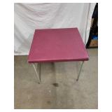 29x29 inch card table