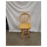 25inch tall wooden barstool