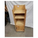 44x16x14 inch wooden shelf