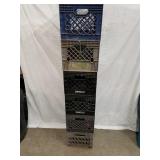 Group of milk crates