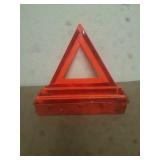 3  roadside emergency triangles