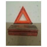 4 roadside emergency triangles