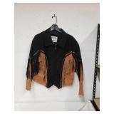 New pioneer wear leather jacket with tags