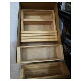 Group of wood crates