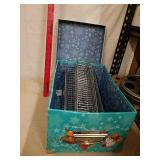 Winnie the Pooh storage box with group of metal