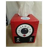 FM radio Kleenex cover box works