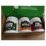 Set of three new organifi superfood powders and