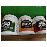 Set of three new organifi superfood powders and