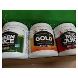 Set of three new organifi superfood powders and