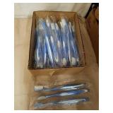 Group of new toothbrushes