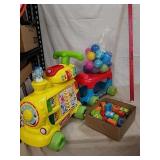 VTech Alphabet Train with group of plastic balls