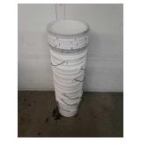 Seven buckets with seven lids