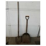 Scoop shovel and shovel