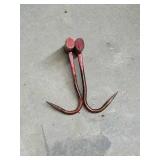 Pair hay hooks