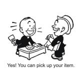 Payment & Pick-up! Payment & Pick-up!
