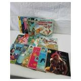 Group of 33 LP 7in read along record books Group of 33 LP 7in read along record books