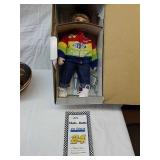 Collectible Jeff Gordon Chris and Katie doll with Collectible Jeff Gordon Chris and Katie doll with