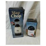 Slap Chop and Gourmet cheese grater both look new Slap Chop and Gourmet cheese grater both look new