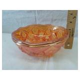 Carnival glass bowl Carnival glass bowl