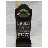 Lager pale ale Porter Stout Pilsner wooden wall Lager pale ale Porter Stout Pilsner wooden wall