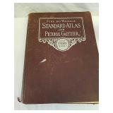 Antique 1911 Funk and wagnalls standard Atlas and Antique 1911 Funk and wagnalls standard Atlas and