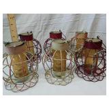 6 solar hanging lanterns 6 solar hanging lanterns