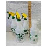 4 plant and garden spray bottles 3 with nozzles 4 plant and garden spray bottles 3 with nozzles