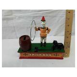 Vintage Cast iron Trick Dog coin Bank Vintage Cast iron Trick Dog coin Bank