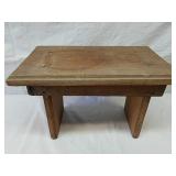 Wood stool 14 x 8 x 9 Wood stool 14 x 8 x 9