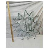 Metal Sun garden art piece Metal Sun garden art piece