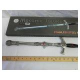 New Masonic stainless steel blade sword with New Masonic stainless steel blade sword with