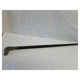 New cane with heavy dog head handle New cane with heavy dog head handle