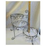 Three tiered foldable plant rack Three tiered foldable plant rack