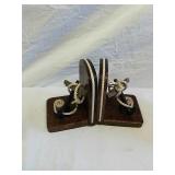 Wood anchor design bookends Wood anchor design bookends