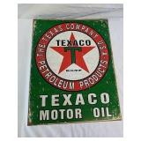 Texaco metal sign 16 x 12.5 Texaco metal sign 16 x 12.5