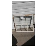 33x34 vintage 6 pain window frame 33x34 vintage 6 pain window frame