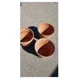 3 10 inch terra cotta pots 3 10 inch terra cotta pots