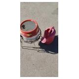 Plant pot with watering candy and plant stand Plant pot with watering candy and plant stand