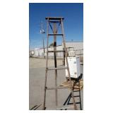 Vintage apple orchard 8ft wooden ladder Vintage apple orchard 8ft wooden ladder
