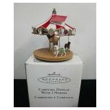 Hallmark Keepsake Ornament Carousel display with