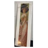 Society lady poster, 35, X 12.5 inches.