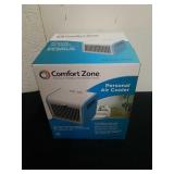 New comfort zone personal air cooler