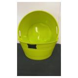 Two plastic buckets, 8X 18 inches