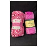 2 New Plush Throws